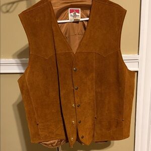 Marlboro Men's Tan Suede Vest